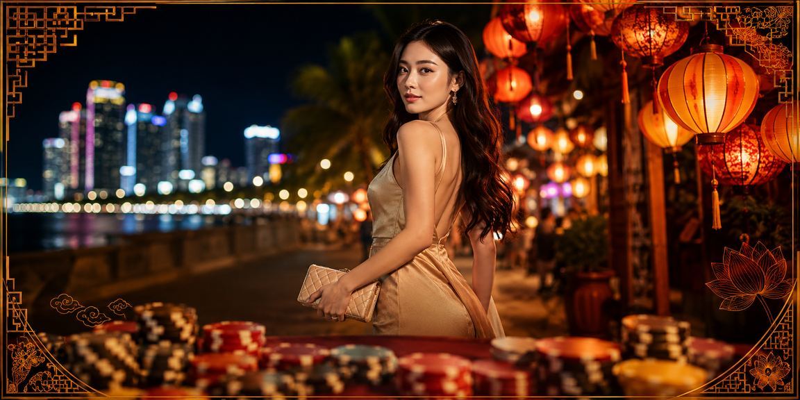 Người chơi nhận khuyến mãi tại khu chợ đêm Nha Trang